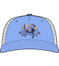 HUK Grid Mesh Trucker Hat, Marolina Blue