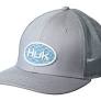 HUK SCALED LOGO STRETCH TRUCKER OVERCAST GREY SM