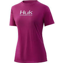 HUK Womens Proformance Fishing Crew Tee