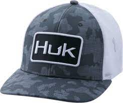 Womens Huk Running Lakes Trucker Hat Overcast