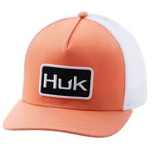 Womens Huk Logo Trucker Hat Desert Flower