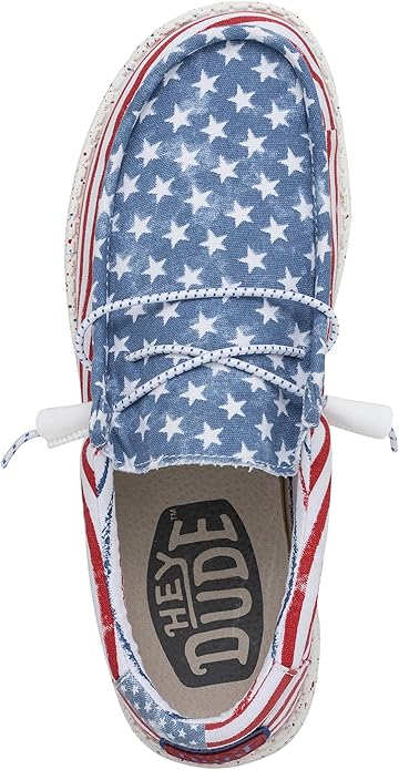 Hey Dude Men's Wally Patriotic Slip On Loafer