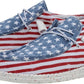 Hey Dude Men's Wally Patriotic Slip On Loafer