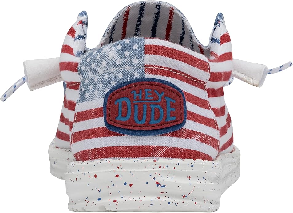 Hey Dude Men's Wally Patriotic Slip On Loafer