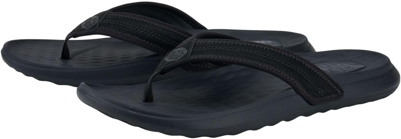 Hey Dude Men's Myers Flip Classic Black/Black, 8 Medium US