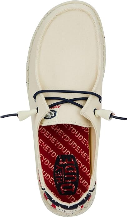 Hey Dude Women's Wendy Americana Splatter Slip-on Loafers