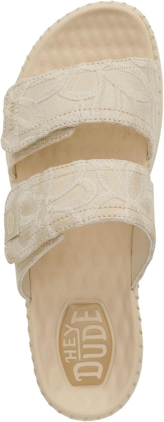 Hey Dude Women's Delray Slide Whipstitch Sandals