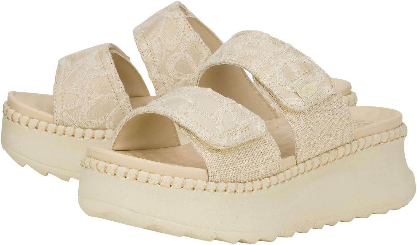 Hey Dude Women's Delray Slide Whipstitch Sandals