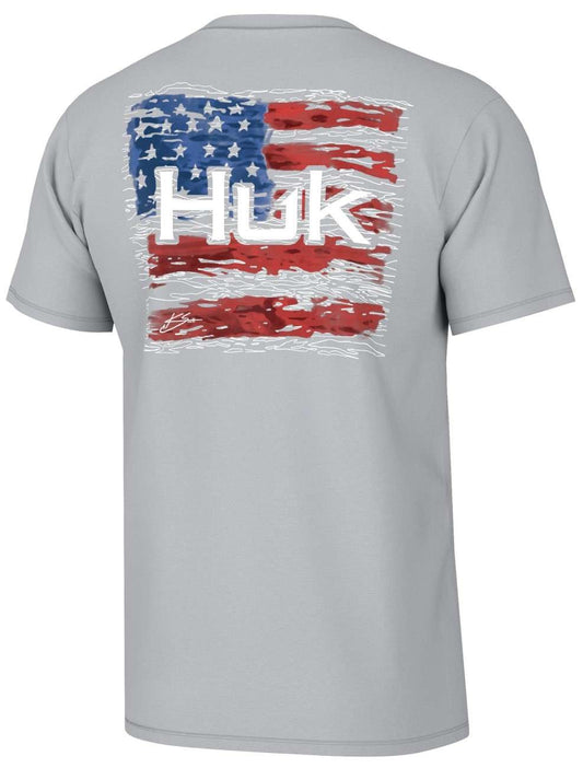 HUK KC Fly Flag Men's Tee,