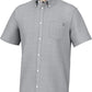 Huk Kona Cross Dye Button SS, Harbor Mist Grey