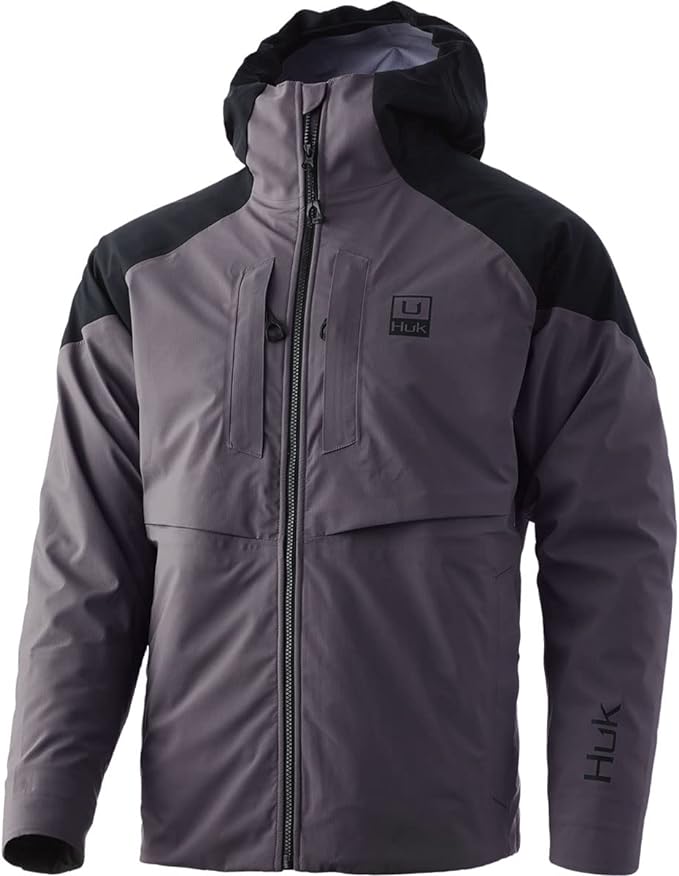 HUK Men's Icon X Superior 3l Shell | Wind & Waterproof Hooded Jacket