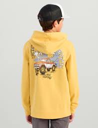 HUK, Kids, Isla, Cotton, Hoodie, Dark Shadow