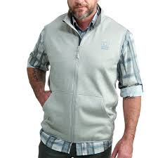 HUK, Cold Front, Vest, Zipper, Crew Neck