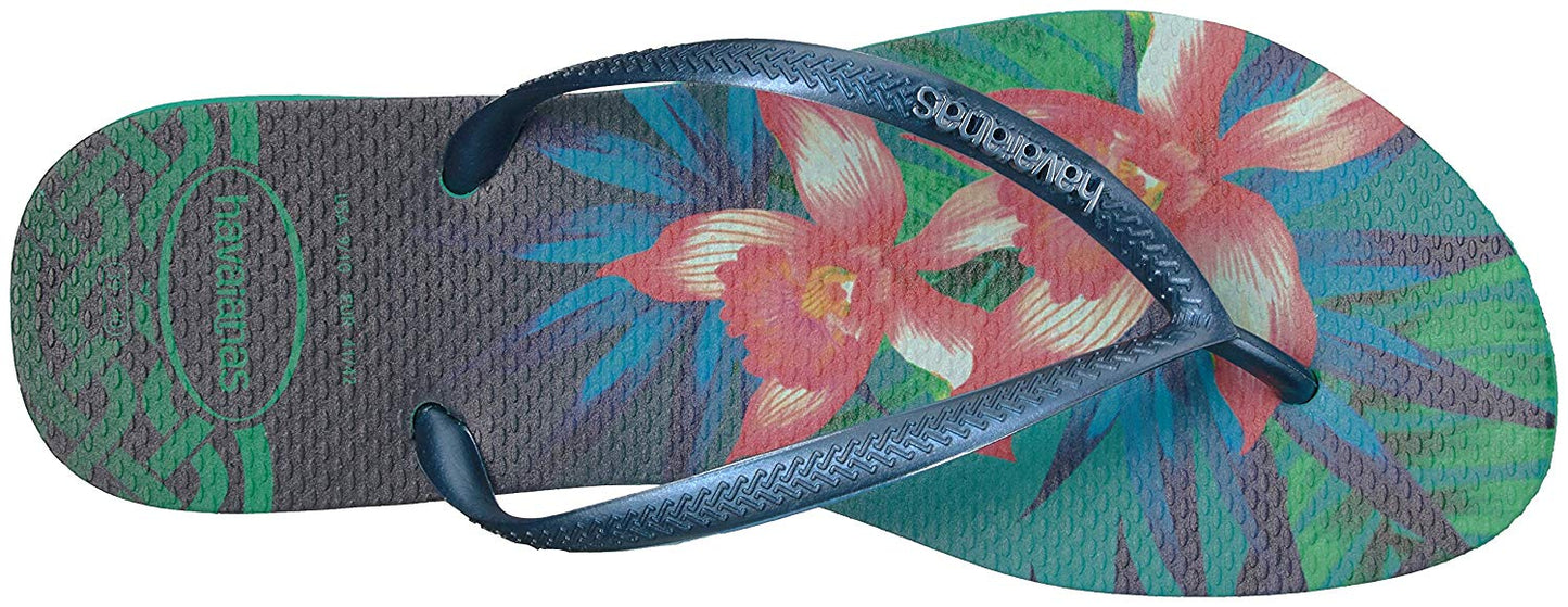 Havaianas Womens Slim Tropical Sandal Sand