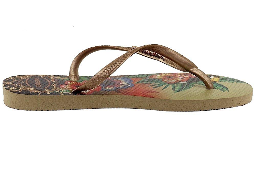 Havaianas Womens Slim Tropical Sandal Sand