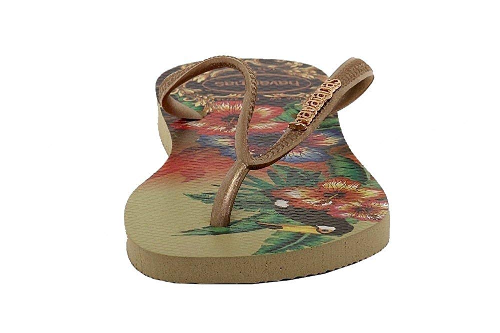 Havaianas Womens Slim Tropical Sandal Sand