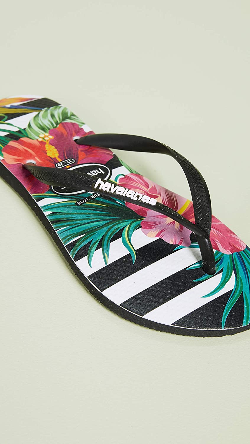 Havaianas Womens Slim Tropical Sandal Sand