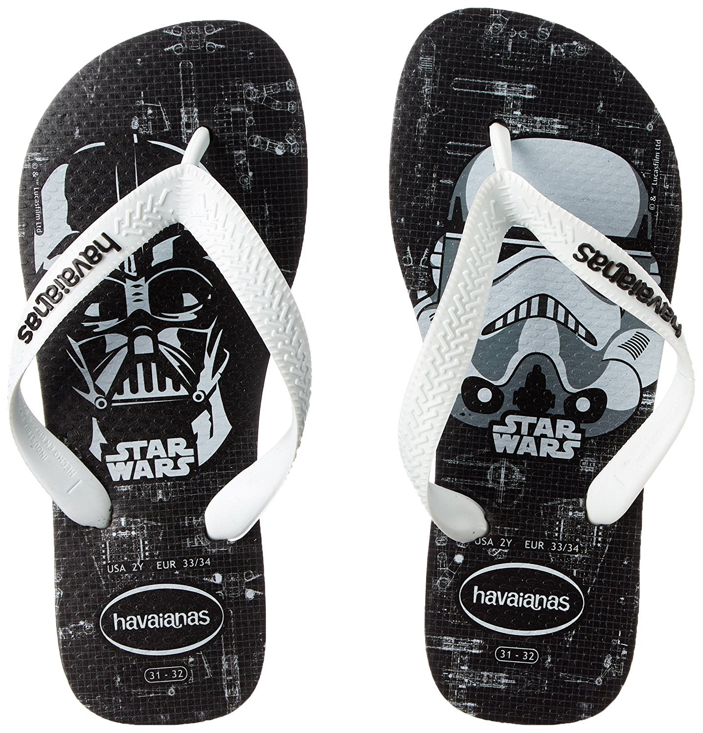 Havaianas Kids Star Wars Sandal Flip Flops (Toddler/Little Kid)