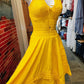 Halter Top Cotton Collection Woman's V-neck Dress D50067(d207)