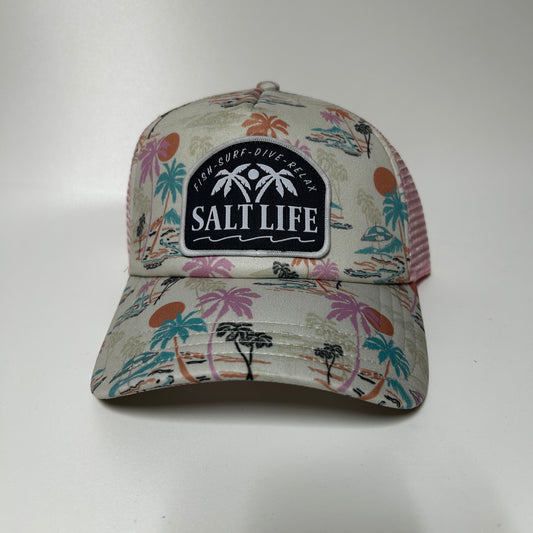 Salt Life, Woman's, Sea Maiden, Hat, White