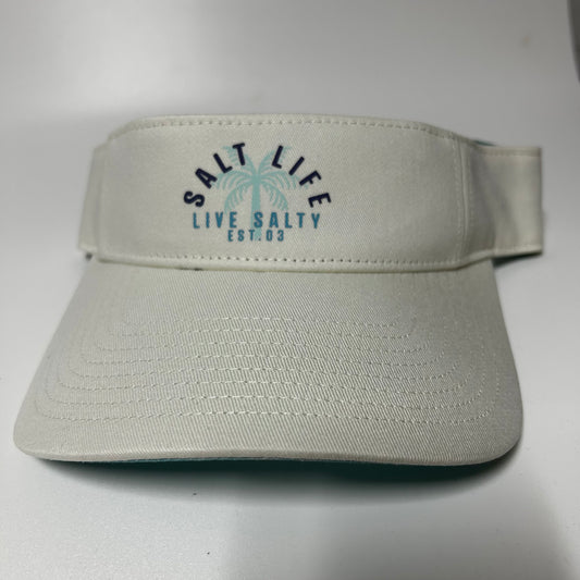 Salt Life, Woman's, Static Palm ,Visor, Hat, Natural