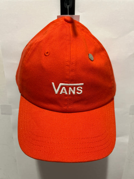 Vans, Hat, Orange,