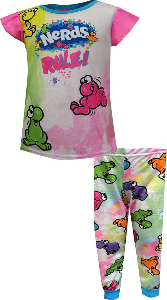 Nerds Candy Nerds Rule Girls 2pc Pajama Set
