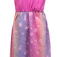 Barbie Girls' Nightgown with Rainbow Overlay