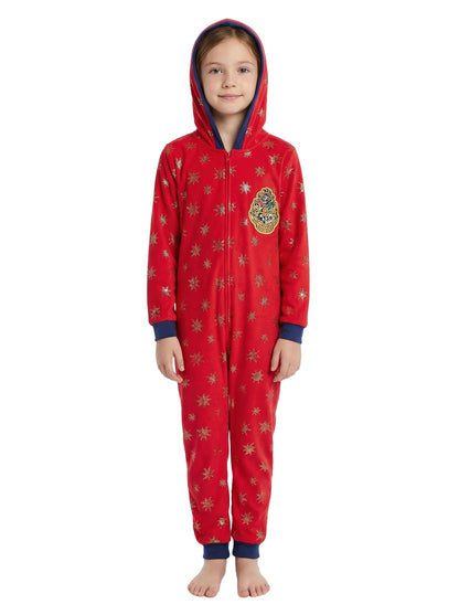Harry Potter Girls' and Boys' Big Hooded Blanket Sleeper