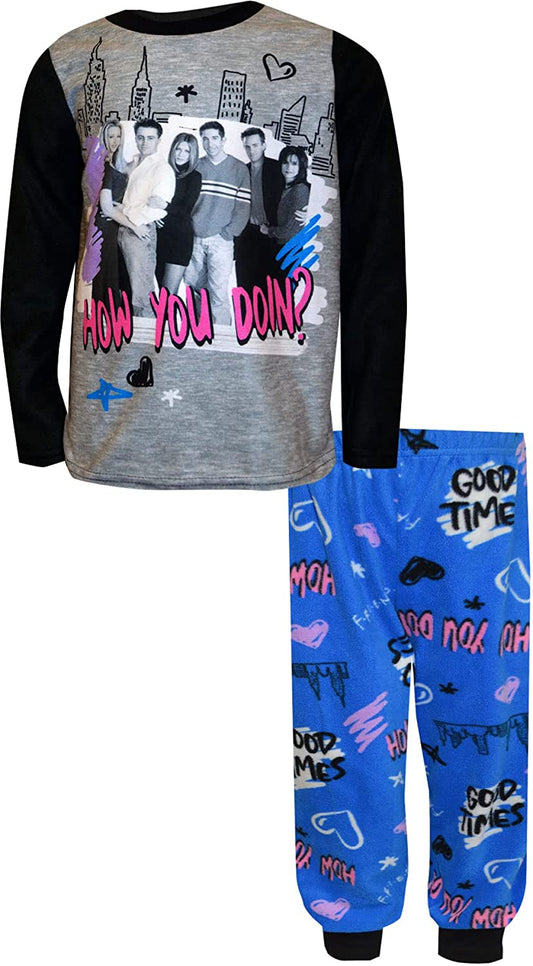 Friends Girls' 2pc Fleece Pajama Set