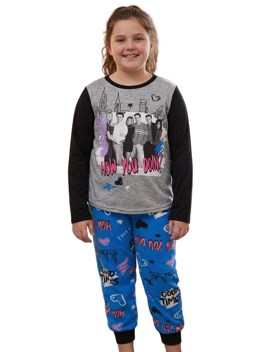 Friends Girls' 2pc Fleece Pajama Set