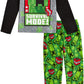 Minecraft Survival Mode! Boys and girls Fleece 2pc Pajamas Set
