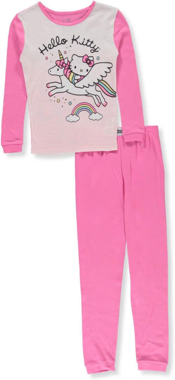 Hello Kitty Girls 2 Pack Pajamas Set