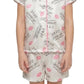 Girls' Gossip Girl 3pc Charmeuse Pajama Set