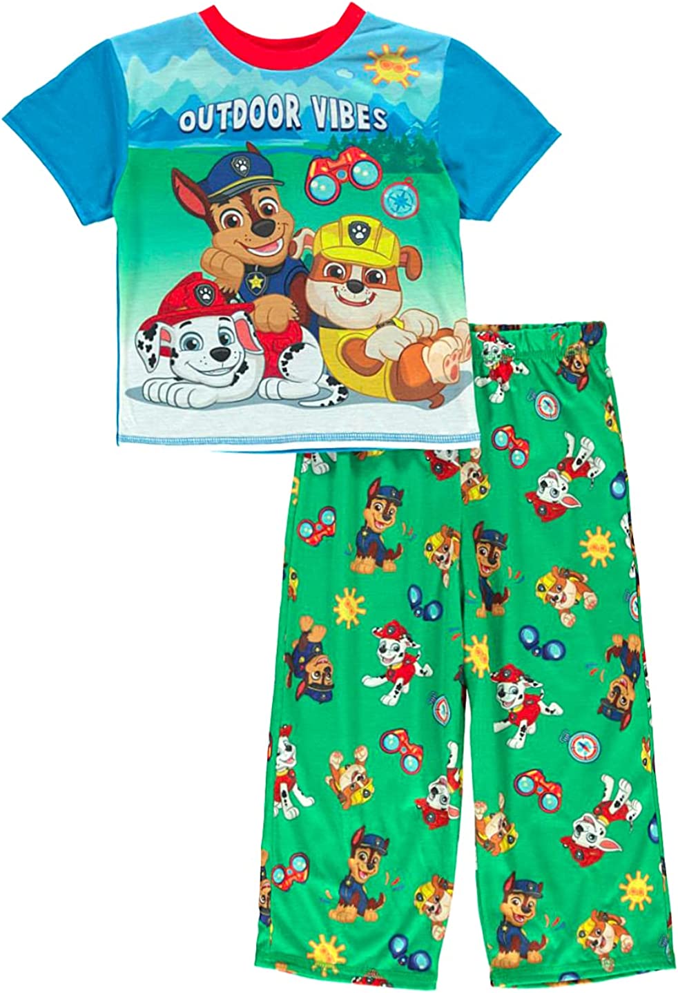 Paw Patrol Toddler Boys' Outdoor Vibes 2pc Pajama Set