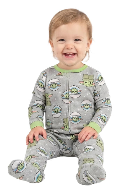 Komar Kids Boys' Star Wars Mandalorian Grogu Baby Ultra Soft Sleeper