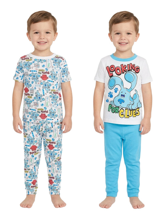 Nickelodeon Blue's Clues Looking For Clues 4pc Pajama Set