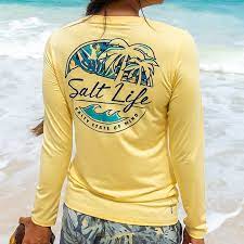 Salt Life Women's Shady Palms Performance SLX LS,