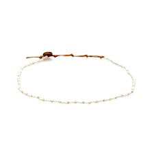 Lotus and Luna Seed Bead Necklaces,