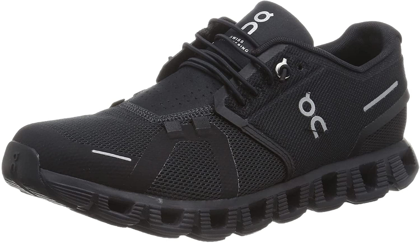 On Men's Cloud 5 Sneakers, Black/White, 14 Medium US