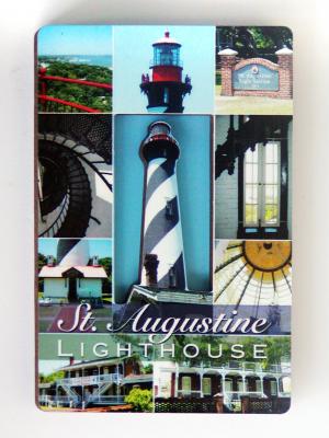 St Augustine Lighthouse 2D Framed Magnet