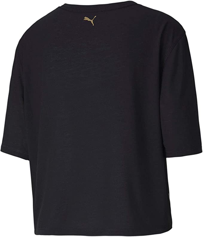 Puma Women's Metal Splash Graphic T-shirt, Puma Black, Medium