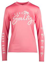 Salt Life Women's Palm Breeze Aqua Shirt