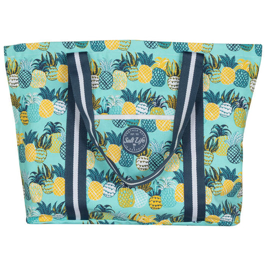 Salt Life, Pineapple Paradise, Beach Tote Bag, Aruba