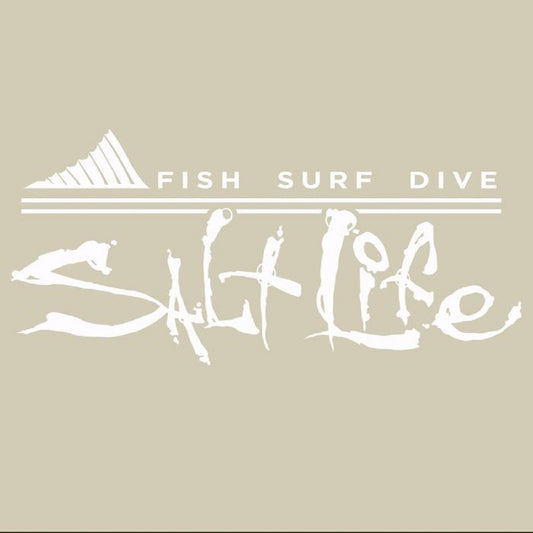 Salt Life Signature Fin Forward Decal