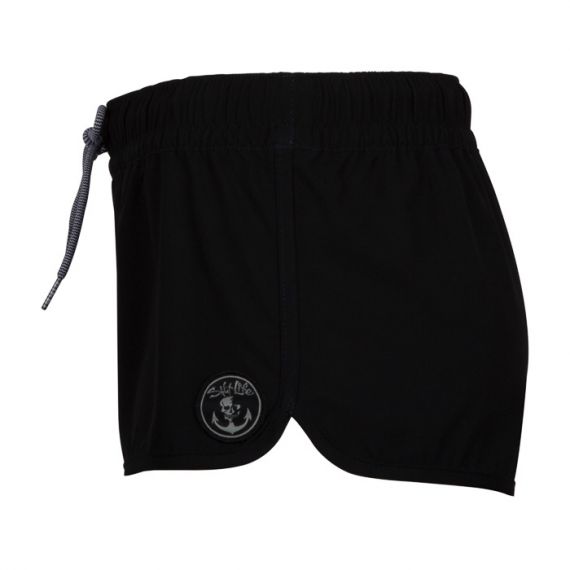 Salt Life Women's Good Daze Volley Shorts, Black, XL