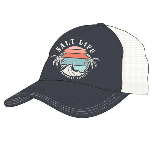 Salt Life, Woman's, Paradise Bound, Hat, Ebony