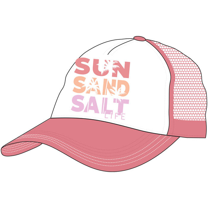 Salt Life, Woman's, Sun Sand Salt, Hat, Faded Coral