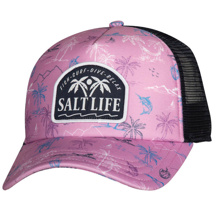 Salt Life, Woman's, Lounge Life, Hat, Fon Pink
