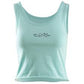 Salt Life Women's Aquaholic Daze Cropped Scooped Tank,